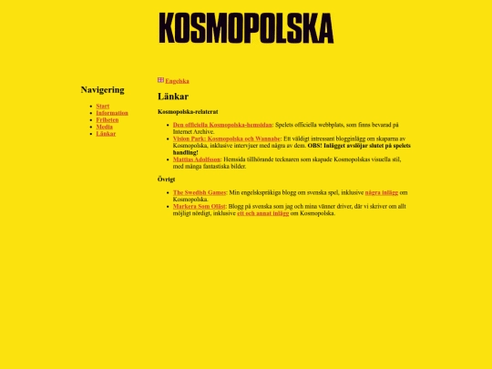 linksSwedish screenshot