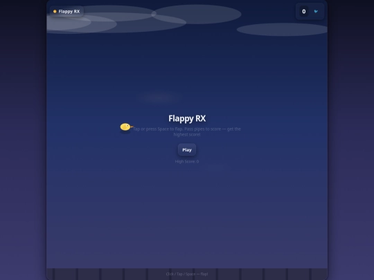 Games/FlappyBird screenshot