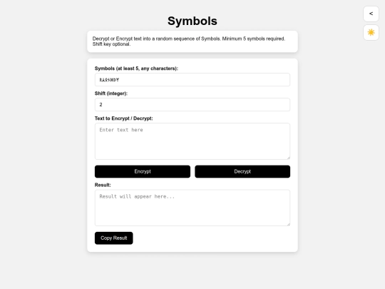 IncDec/Symbols screenshot