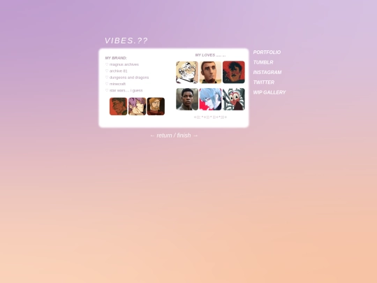 vibes screenshot