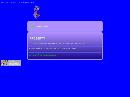 projekty screenshot