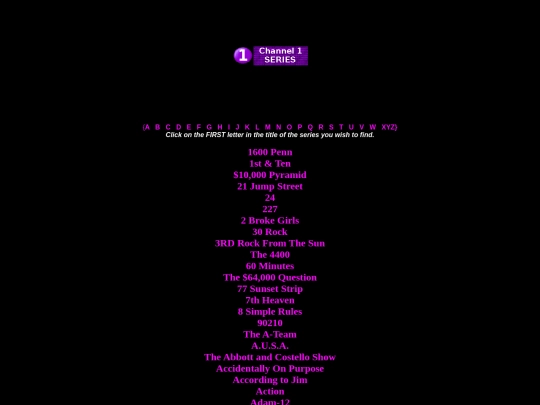 series screenshot