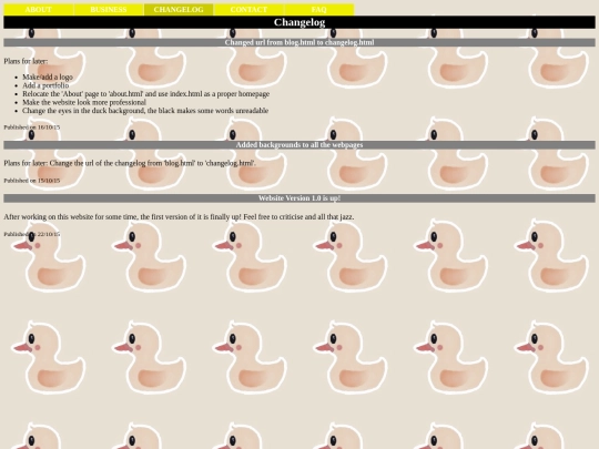 changelog screenshot