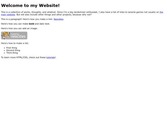 index screenshot