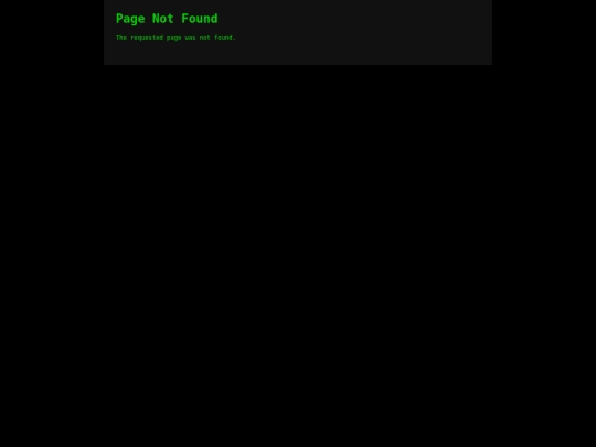 not_found screenshot