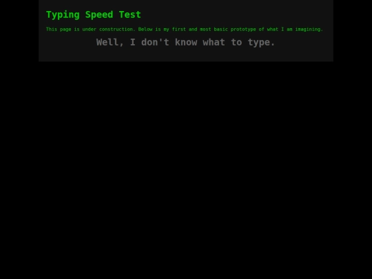 typing screenshot