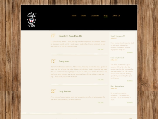 blog screenshot