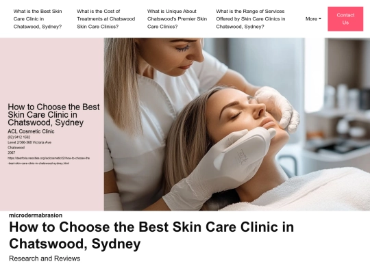 aclcosmetic/t2/how-to-choose-the-best-skin-care-clinic-in-chatswood-sydney screenshot