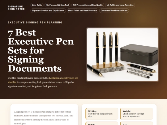 executive-pen-sets-row180 screenshot