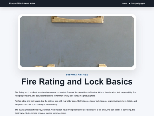 fireproof-file-cabinet-521/fire-rating-and-lock-basics screenshot