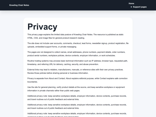 kneeling-chair-552/privacy screenshot