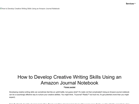 lestallion/amz1/how-to-develop-creative-writing-skills-using-an-amazon-journal-notebook screenshot