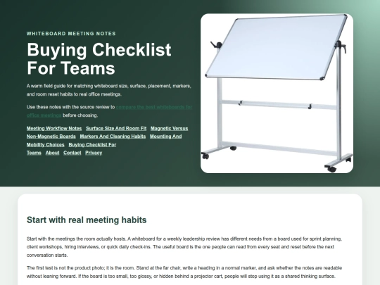 office-whiteboards-row211-v2/buying-checklist screenshot