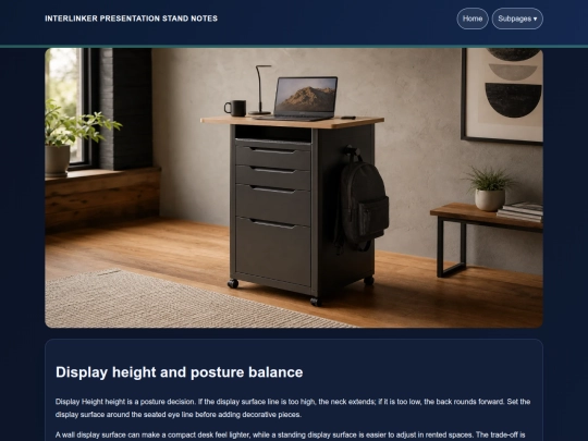presentation-stands-335/display-height screenshot
