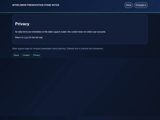 presentation-stands-335/privacy screenshot