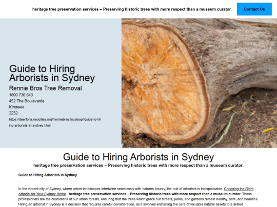 renniebros/localsop/guide-to-hiring-arborists-in-sydney screenshot