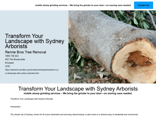 renniebros/localsop/transform-your-landscape-with-sydney-arborists screenshot