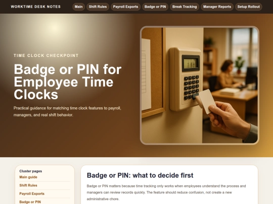 time-clocks-row118/badge-pin screenshot