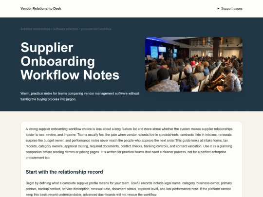 vendor-management-software-row459/supplier-onboarding screenshot