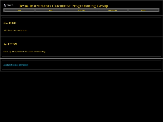 TICPG/news screenshot