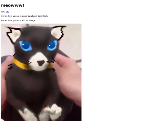 meow screenshot