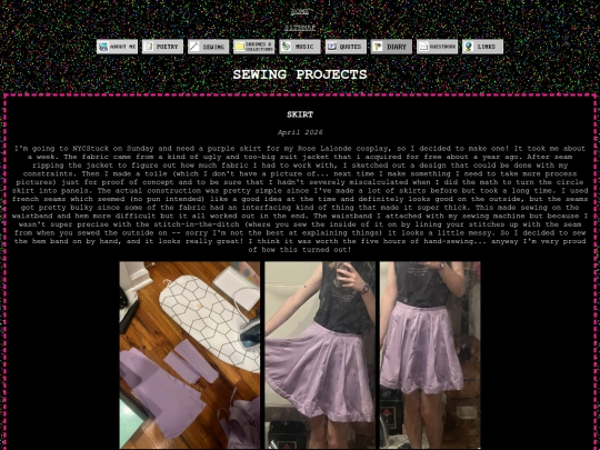 sewing/sewing screenshot