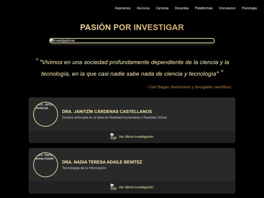 Investigadores screenshot