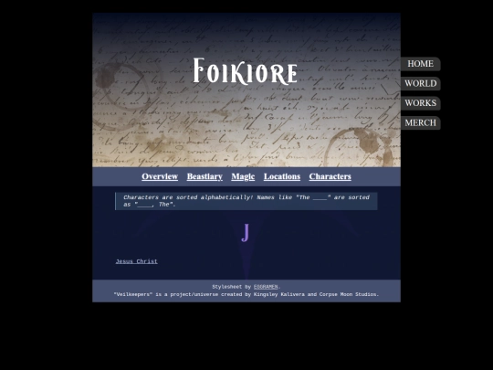 folklore screenshot
