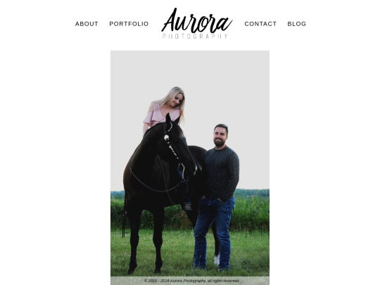 portfolio/couples/equine screenshot