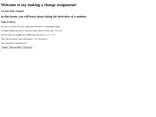 change screenshot