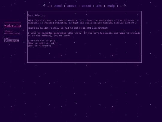 webring screenshot