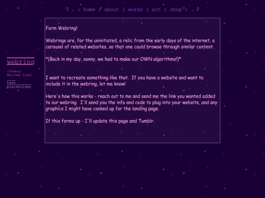 webring screenshot