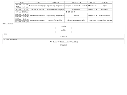 index screenshot