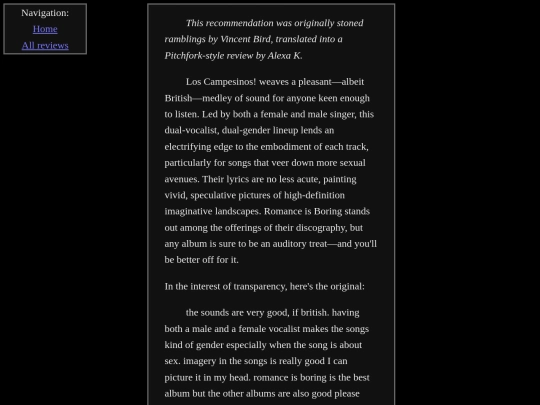 recs/loscampesinos screenshot