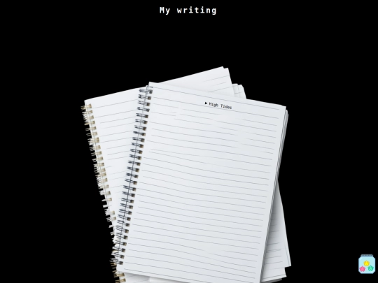 writing screenshot