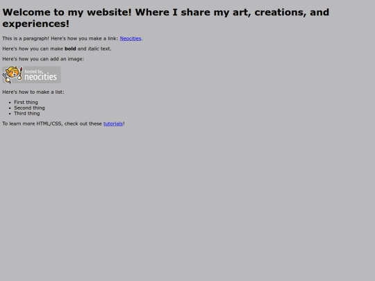 index screenshot