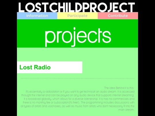 projects screenshot