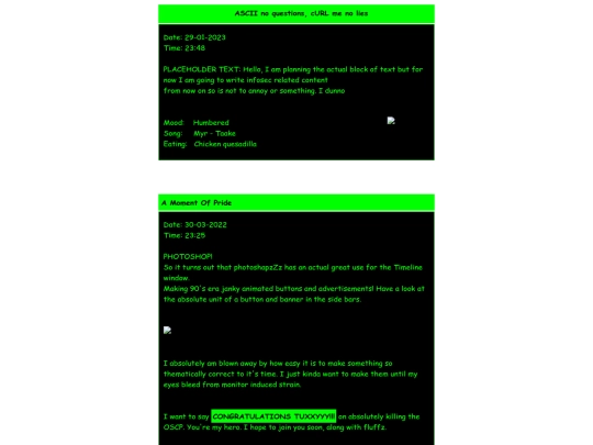 blog screenshot