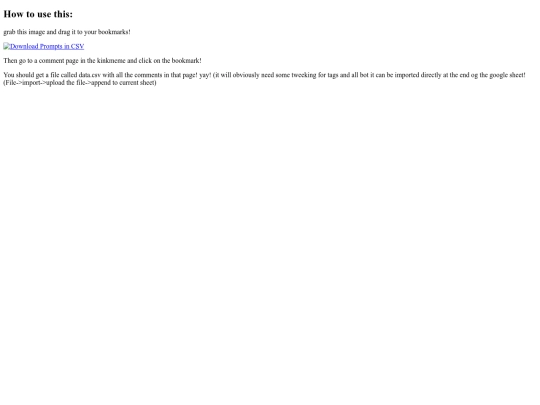 bookmarklet screenshot