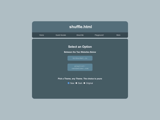 shuffle screenshot