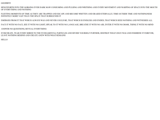 writings/goodbyehello screenshot