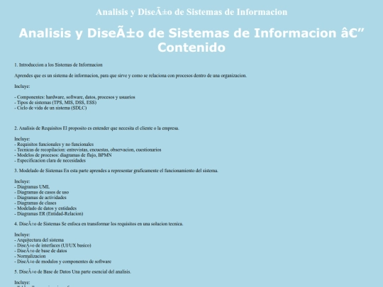 proyectos/Analisis y Diseño de Sistemas de Informacion screenshot