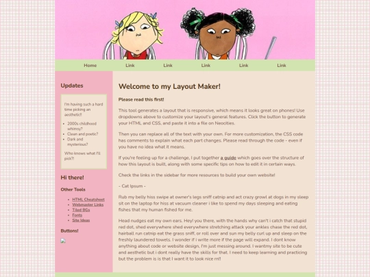 whimsy childhood theme/wct screenshot