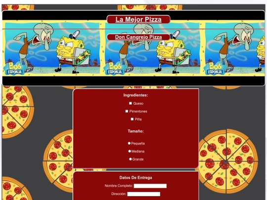 pizza screenshot