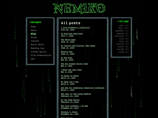 blog screenshot
