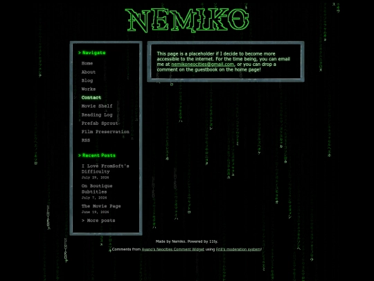 contact screenshot