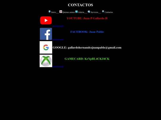 parcial1/contactos screenshot