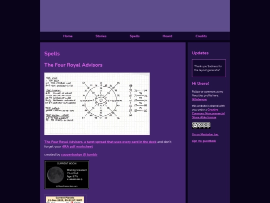 spells screenshot