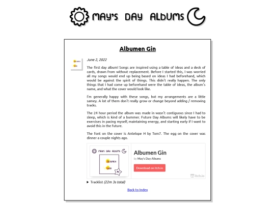 albumen_gin screenshot