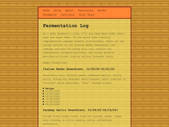 fermentation-log screenshot